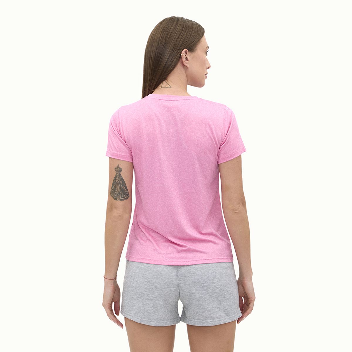 Foto 6 pulgar | Playera Wilson Cuello V Jaspeada Para Mujer