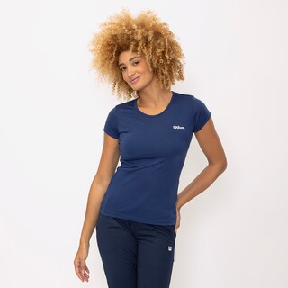 Foto 1 | Playera Wilson Polyspun Cuello Redondo Lisa Para Mujer