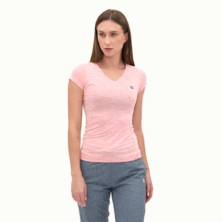 Foto 1 | Playera Wilson Cuello V Jaspeada Para Mujer