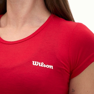 Foto 4 | Playera Wilson Polyspun Cuello Redondo Lisa Para Mujer