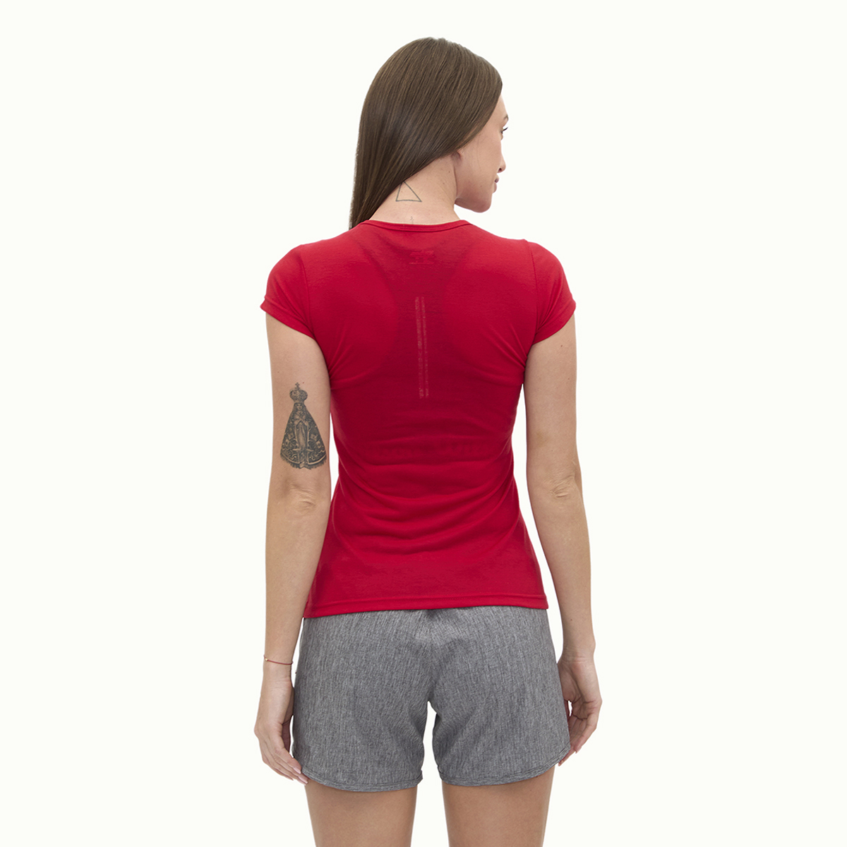 Foto 6 pulgar | Playera Wilson Polyspun Cuello Redondo Lisa Para Mujer