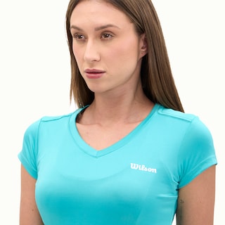 Foto 2 | Playera Wilson Ultra Ligera Cuello V Para Mujer