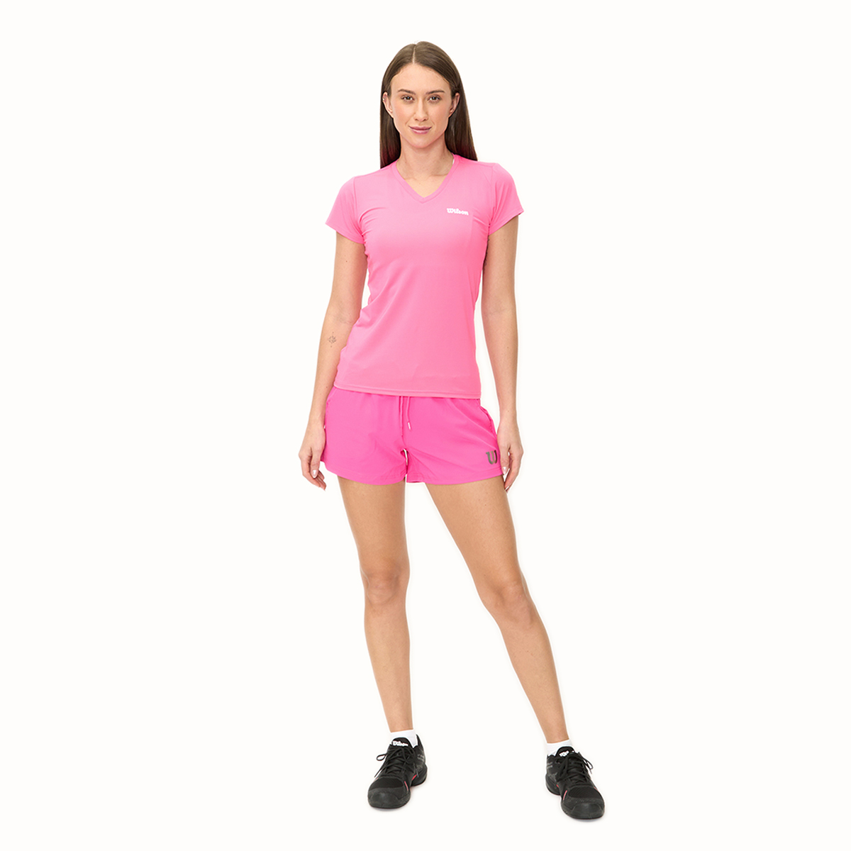 Foto 6 pulgar | Playera Wilson Ultra Ligera Cuello V Para Mujer