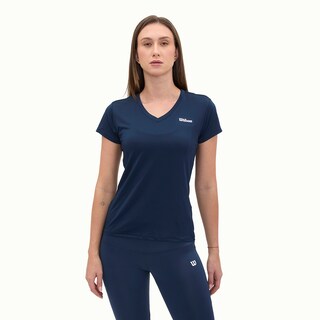 Foto 1 | Playera Wilson Ultra Ligera Cuello V Para Mujer