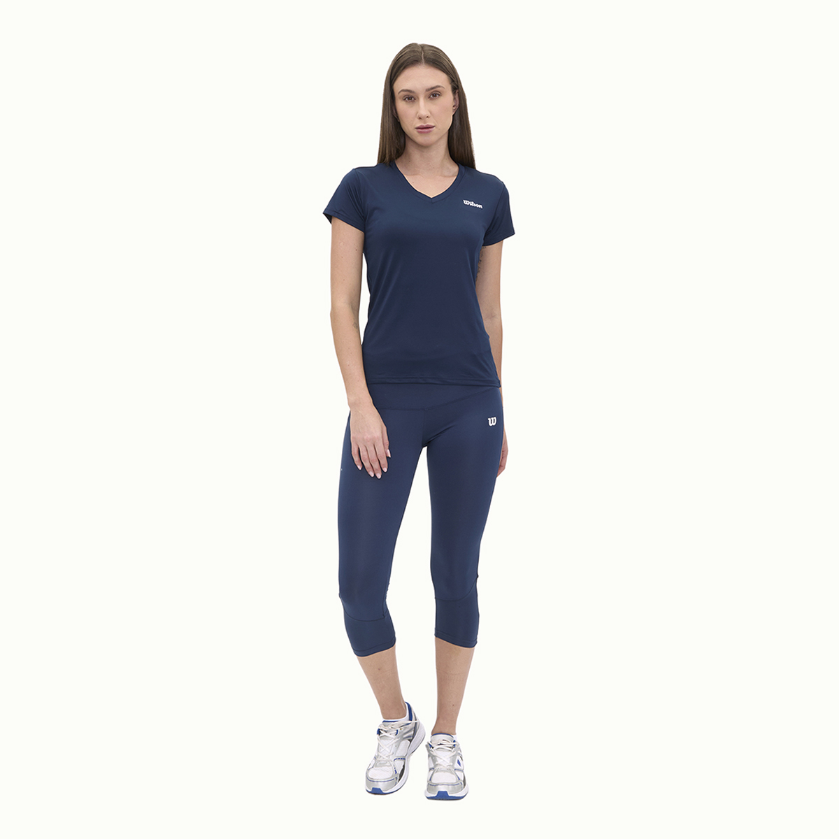 Foto 7 pulgar | Playera Wilson Ultra Ligera Cuello V Para Mujer