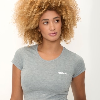 Foto 3 | Playera Wilson Polyspun Cuello Redondo Lisa Para Mujer