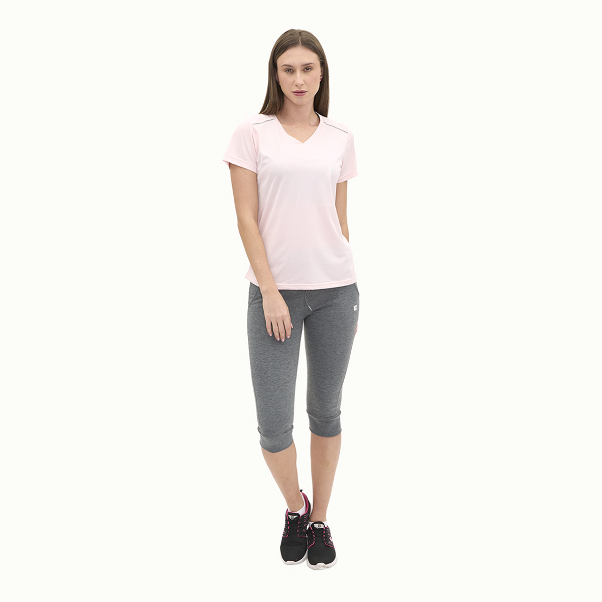 Foto 7 pulgar | Playera Wilson Cuello V Ventilada Para Mujer