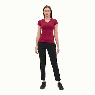 Foto 6 | Playera Wilson Polyspun Cuello V Lisa Para Mujer