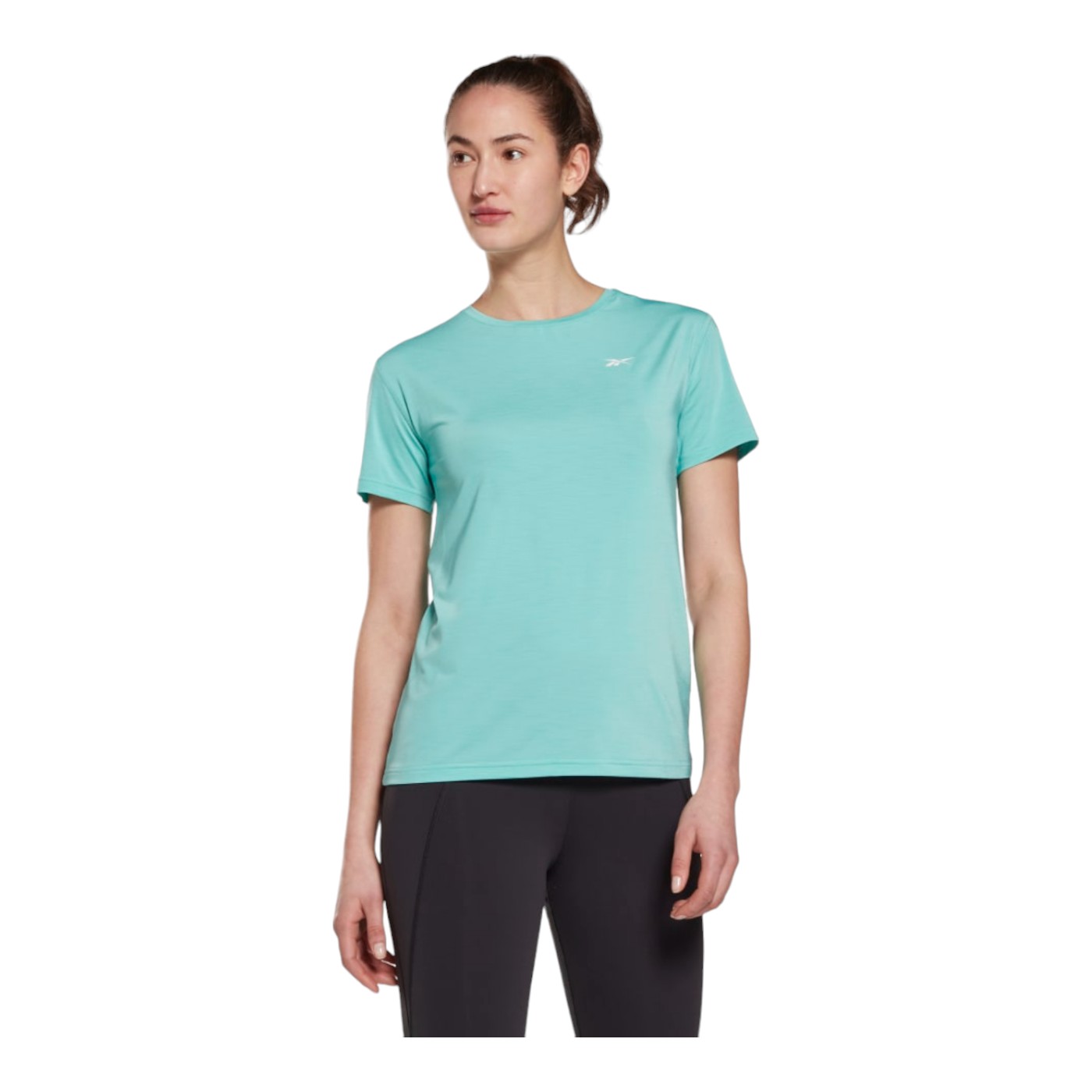 Foto 2 pulgar | Playera Manga Corta Reebok T-shirt Color Verde Unisex Modelo Hi6339