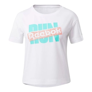 Foto 1 | Playera Reebok Graphic Tee Blanco Unisex