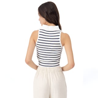 Foto 3 | Playera Para Mujer Quarry De Punto Cuello En V