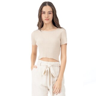 Foto 1 | Playera Para Mujer Quarry Corta Con Canales