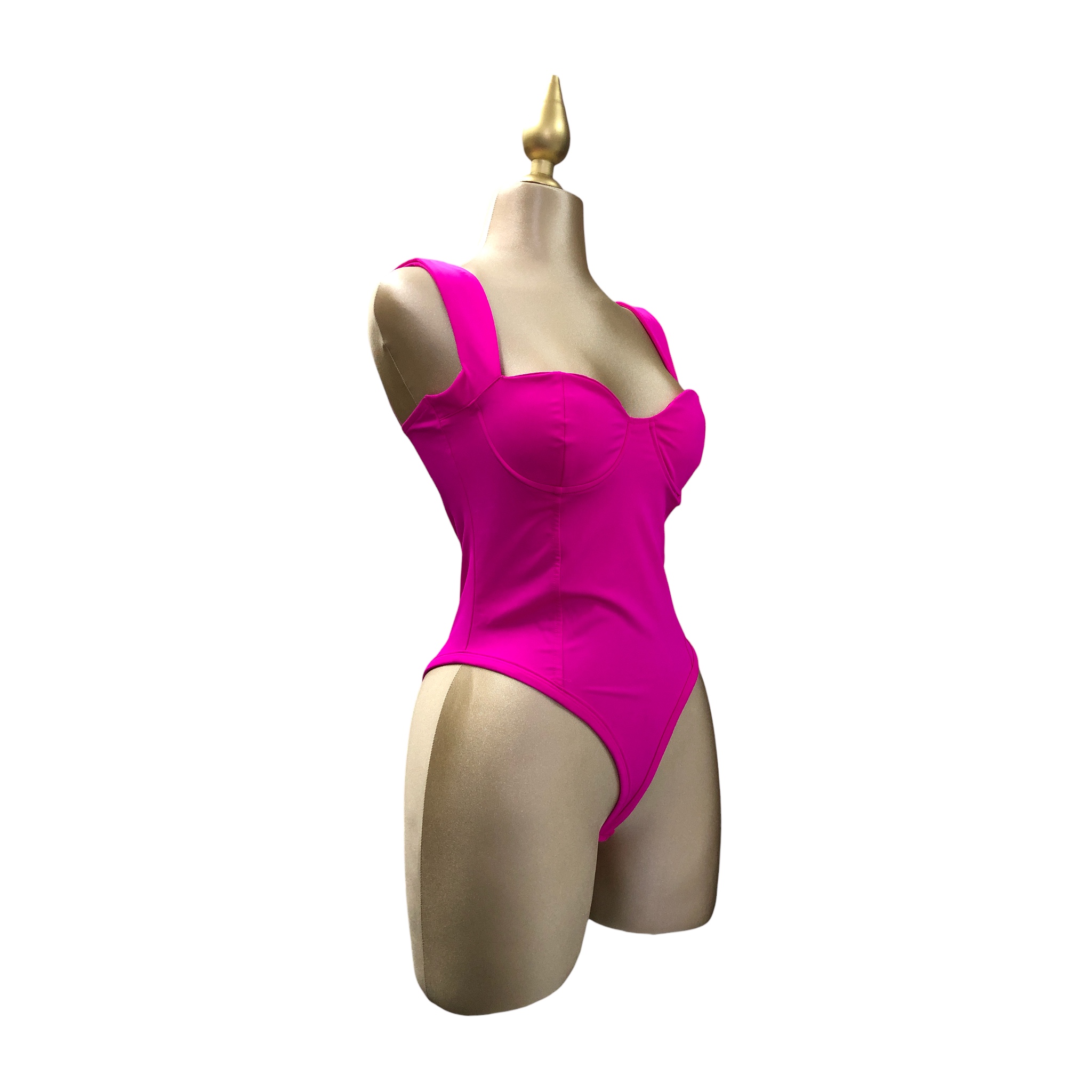 Foto 7 pulgar | Body Fucsia Liso Para Dama Lc