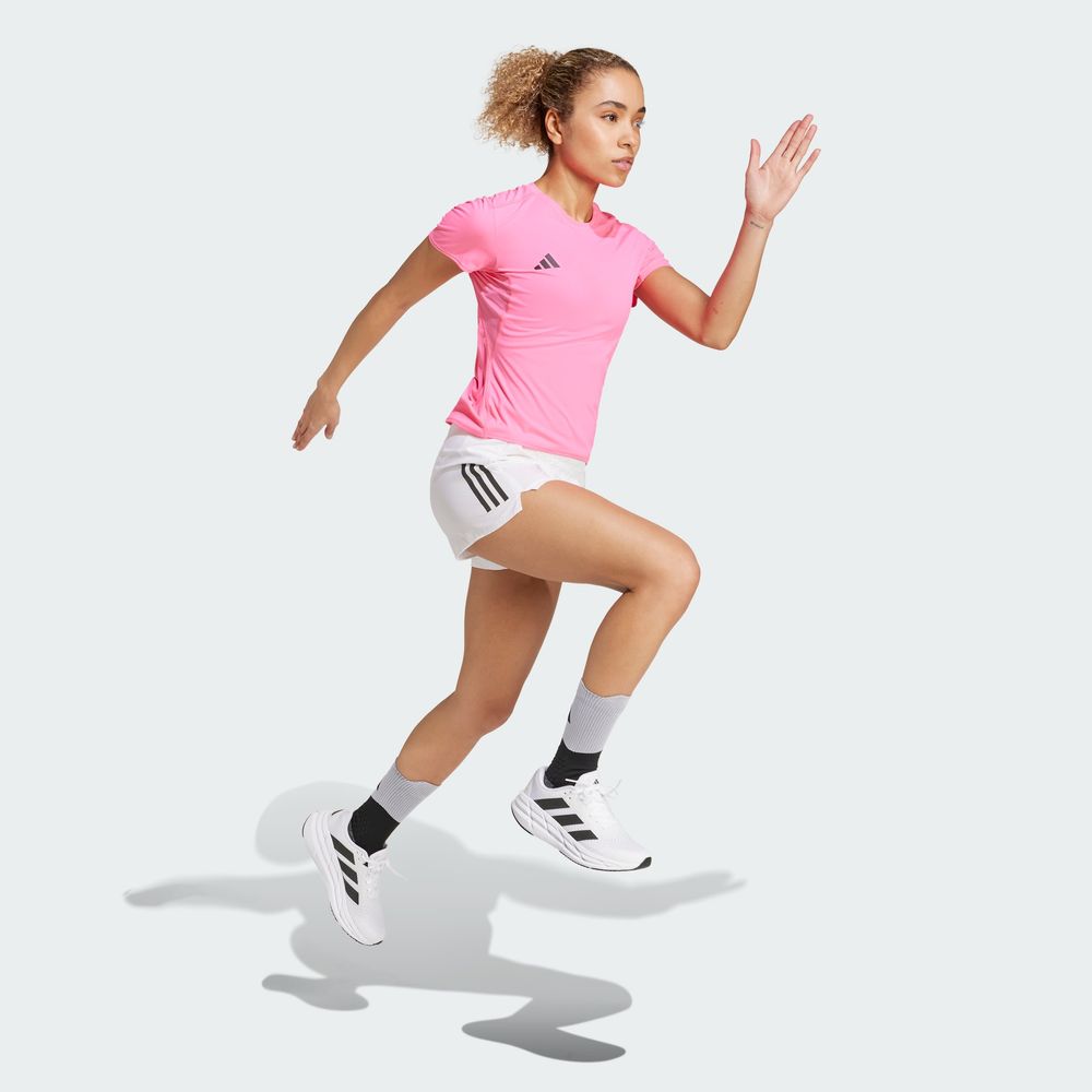 Foto 6 pulgar | Playera De Running Adizero Essentials Adidas Rosa Mujer