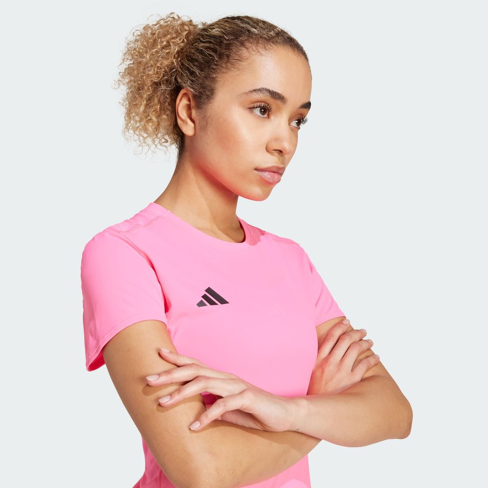 Foto 7 pulgar | Playera De Running Adizero Essentials Adidas Rosa Mujer