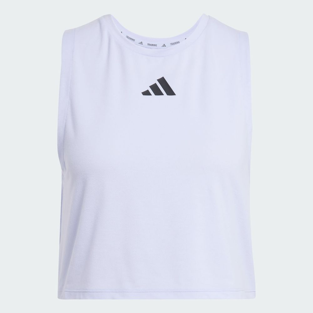 Foto 4 pulgar | Boxy Tank 3s Adidas Violeta Mujer
