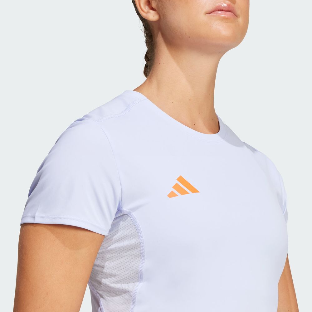 Foto 7 pulgar | Playera De Running Adizero Essentials Adidas Violeta Mujer