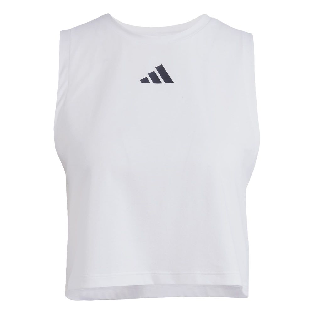Foto 2 pulgar | Boxy Tank 3s Adidas Blanco Mujer