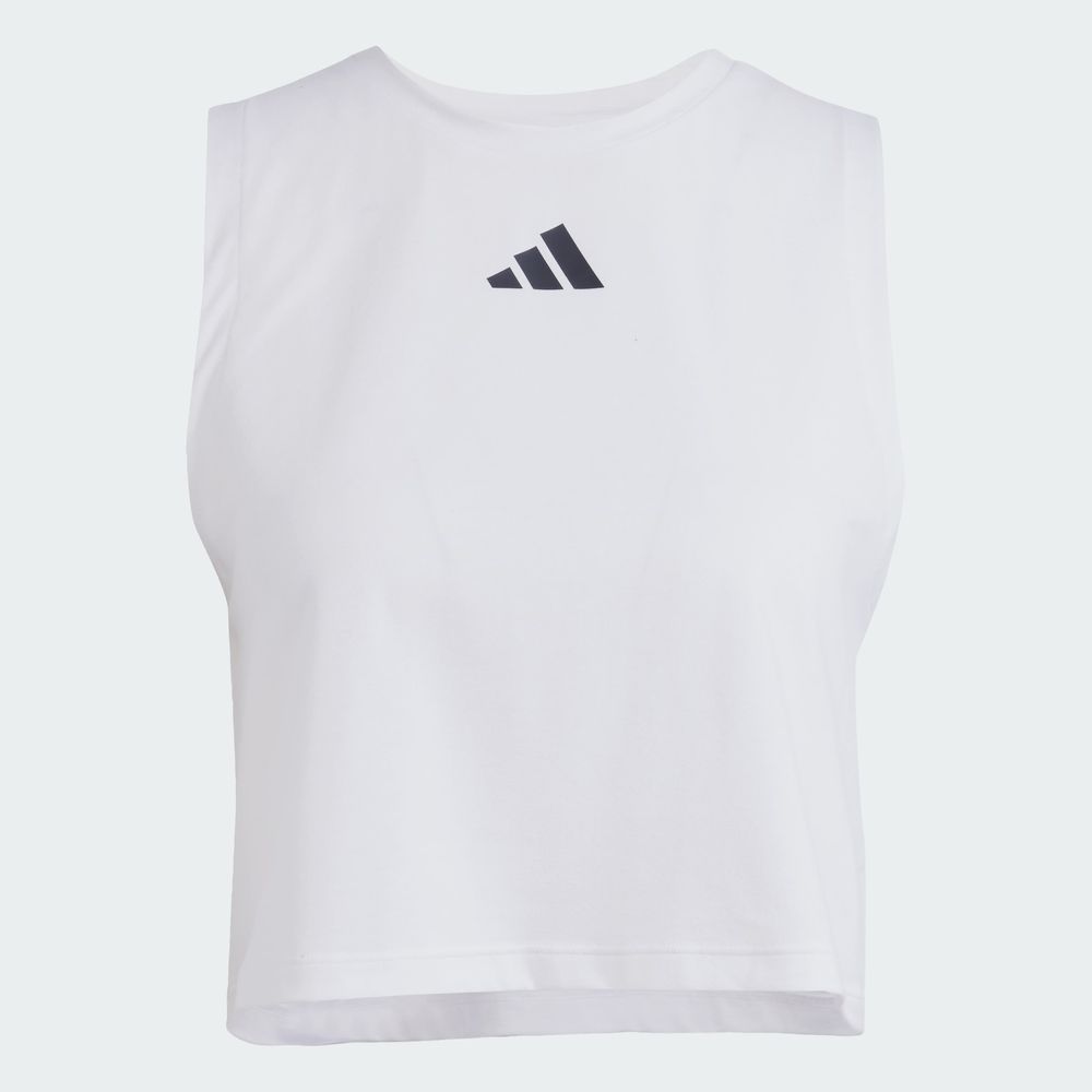 Foto 3 pulgar | Boxy Tank 3s Adidas Blanco Mujer