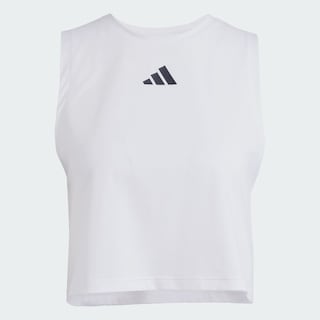 Foto 2 | Boxy Tank 3s Adidas Blanco Mujer