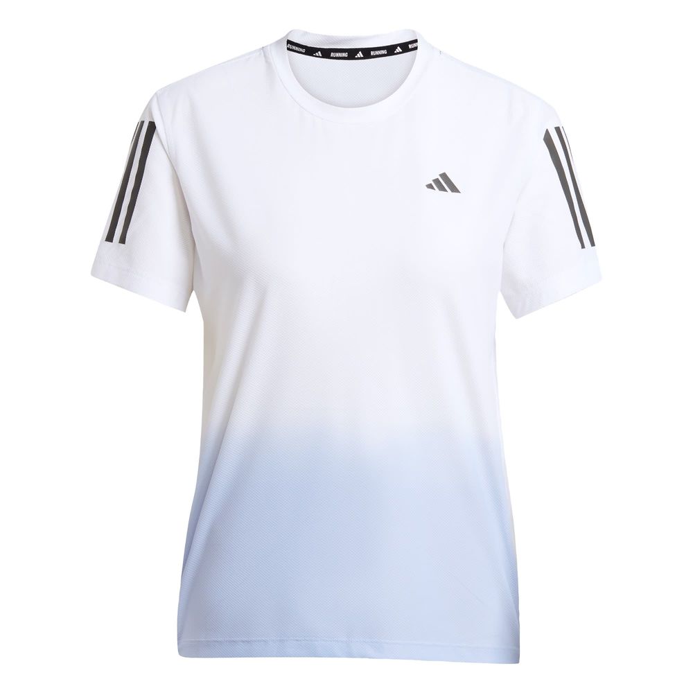 Foto 2 pulgar | Playera Own The Run Climacool Colorblock Adidas Blanco Mujer