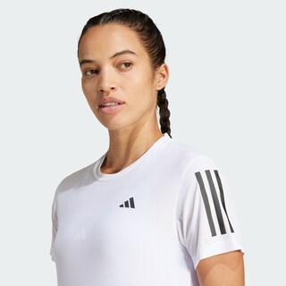 Foto 7 | Playera Own The Run Climacool Colorblock Adidas Blanco Mujer