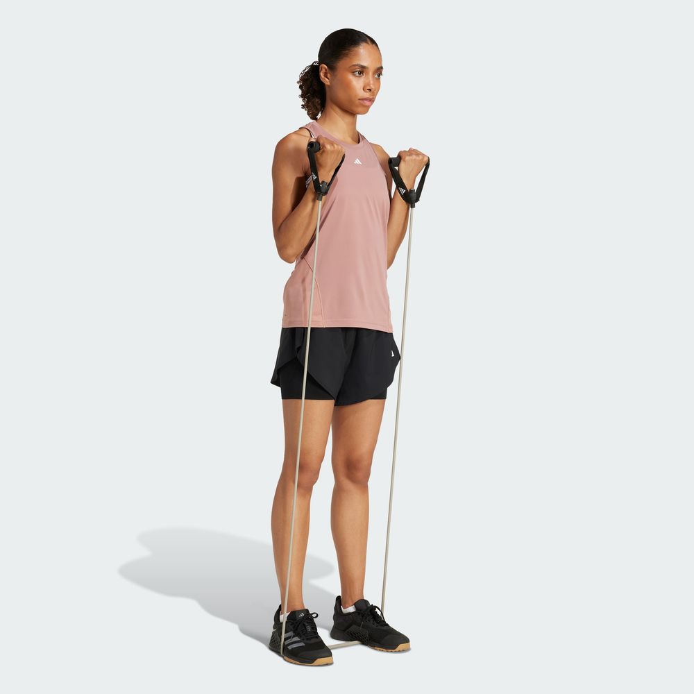 Foto 6 pulgar | Playera Sin Mangas Designed For Training Adidas Rosa Mujer
