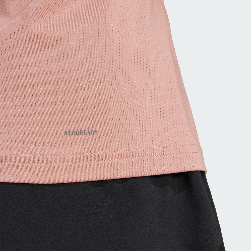 Foto 8 pulgar | Playera Sin Mangas Designed For Training Adidas Rosa Mujer