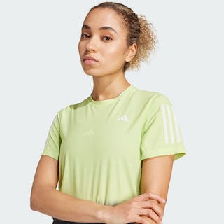 Foto 6 | Playera Own The Run Climacool Colorblock Adidas Verde Mujer