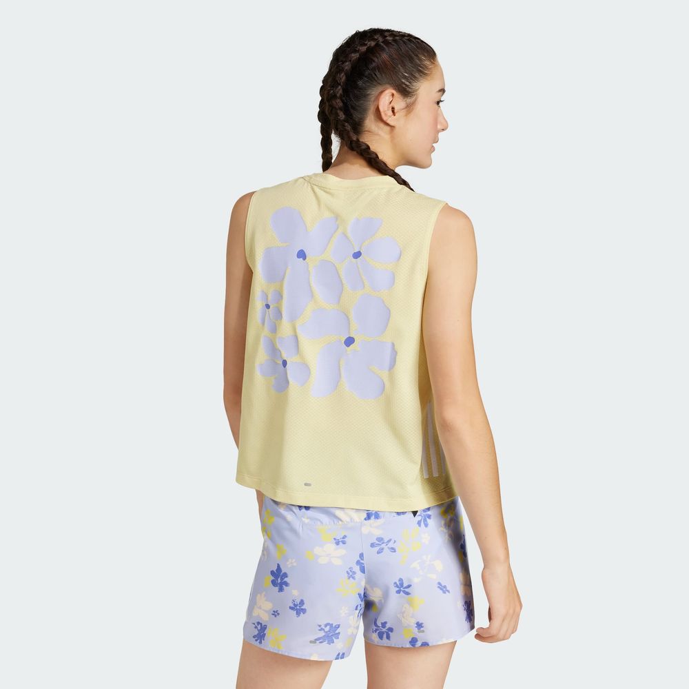 Foto 5 pulgar | Otr Gfx Tank W Adidas Amarillo Mujer
