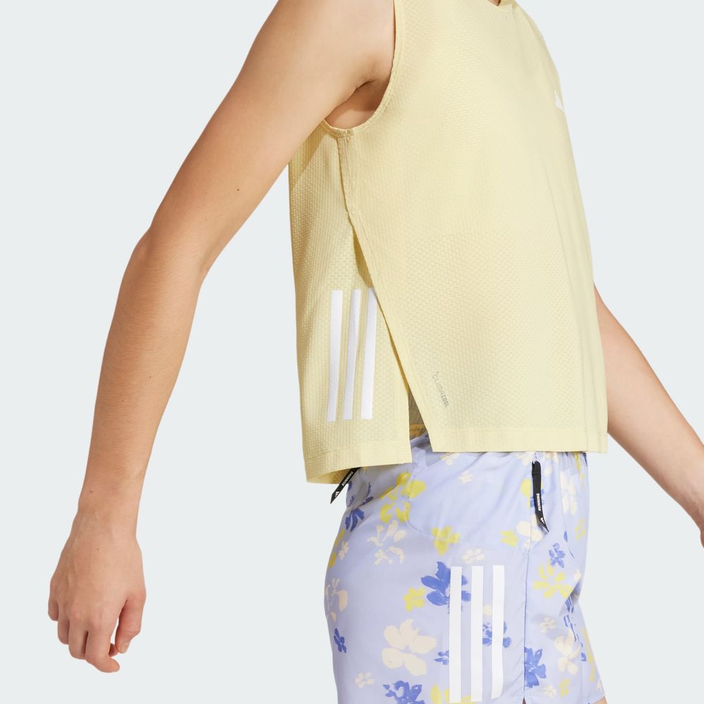 Foto 9 pulgar | Otr Gfx Tank W Adidas Amarillo Mujer