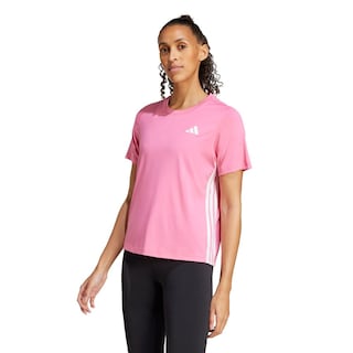 Foto 2 | Playera Adidas 3s Crew Rosa para Mujer - Diseño innovador para deportistas exigentes