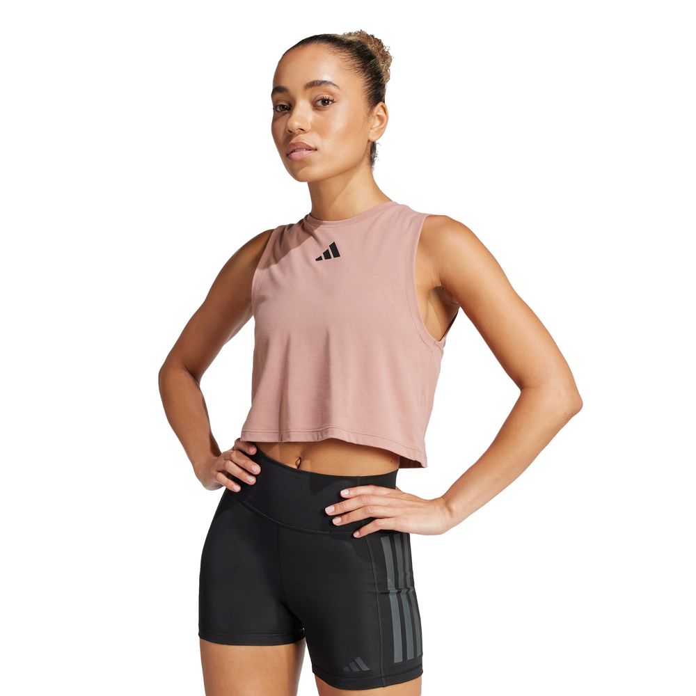 Foto 3 pulgar | Boxy Tank 3s Adidas Rosa Mujer