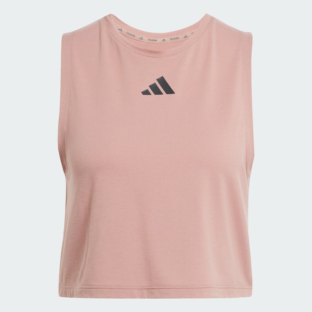 Foto 4 pulgar | Boxy Tank 3s Adidas Rosa Mujer