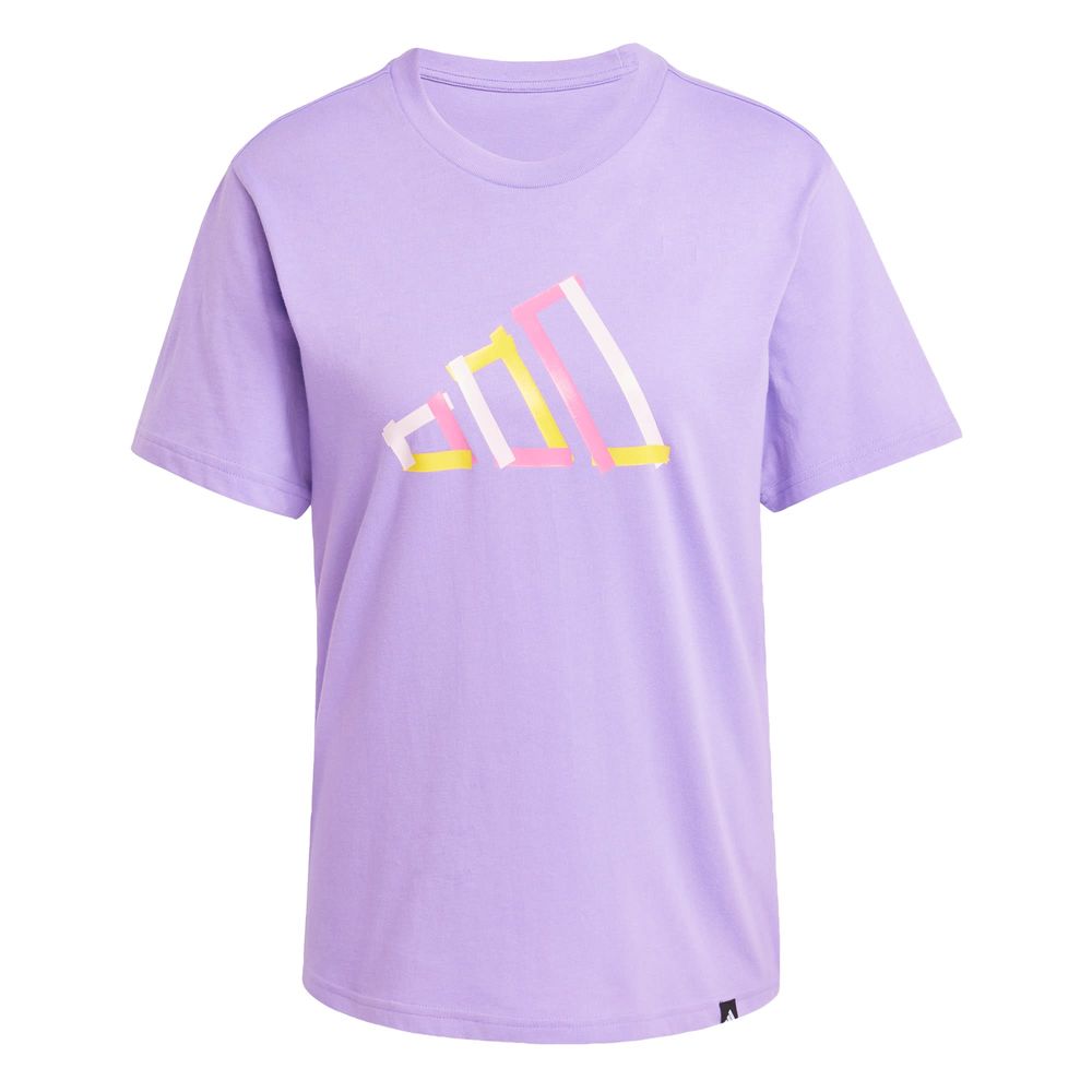 Foto 2 pulgar | Playera Adidas W T Fill Tee Violeta para Mujer