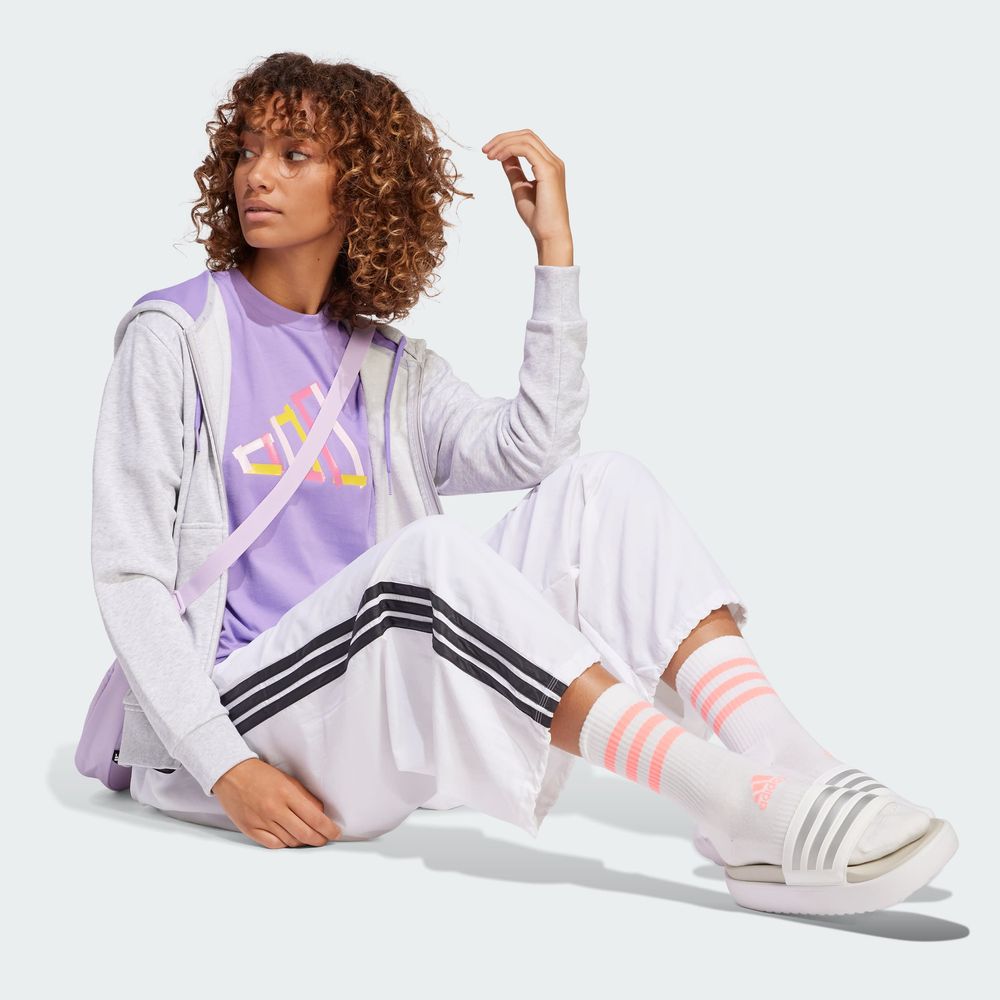 Foto 6 pulgar | Playera Adidas W T Fill Tee Violeta para Mujer