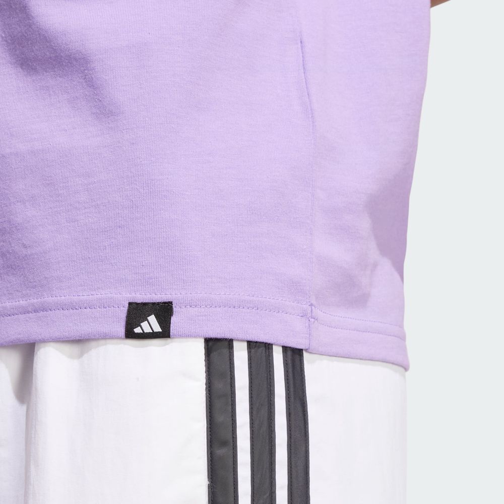 Foto 8 pulgar | Playera Adidas W T Fill Tee Violeta para Mujer