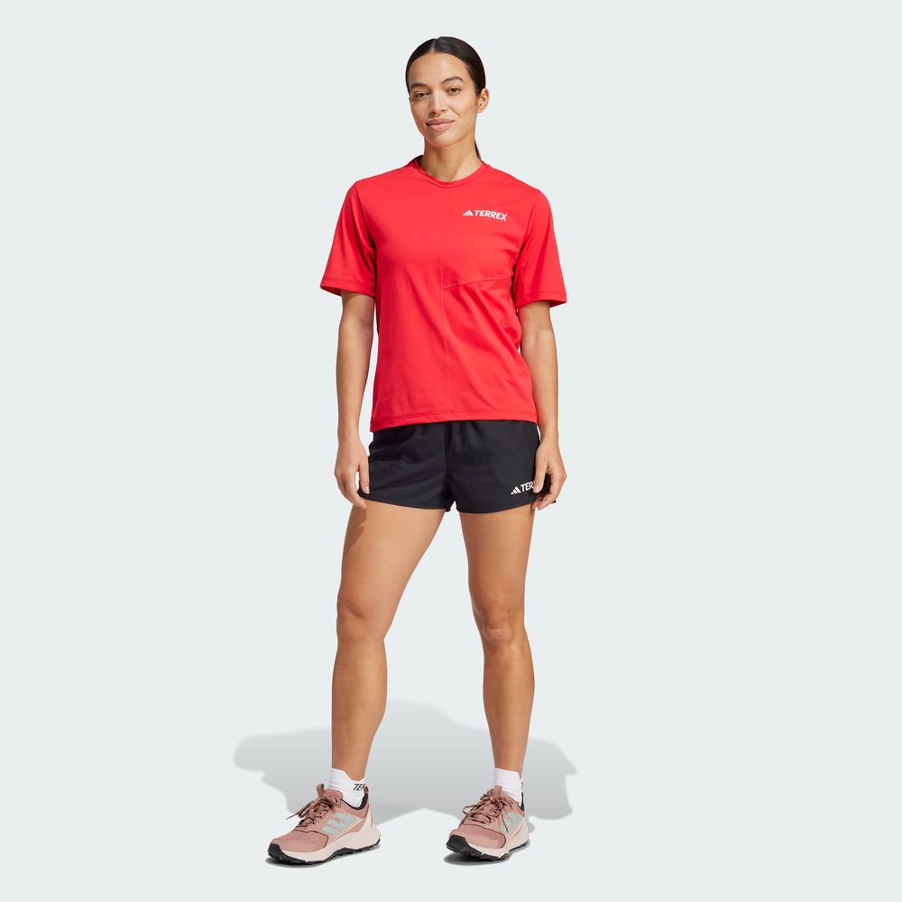 Foto 7 pulgar | W Mt Tee Adidas Rojo Mujer