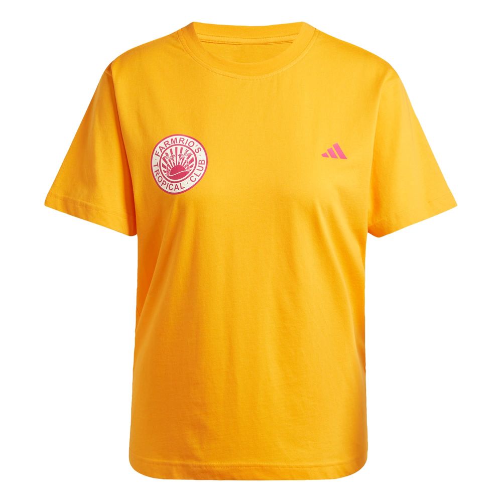 Foto 2 pulgar | Farm Gfx Tee Adidas Naranja Mujer