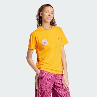 Foto 5 | Farm Gfx Tee Adidas Naranja Mujer