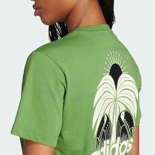 Foto 6 | Farm Gfx Tee Adidas Verde Mujer