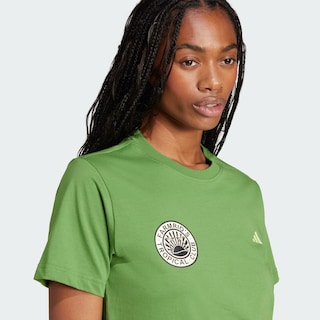 Foto 7 | Farm Gfx Tee Adidas Verde Mujer
