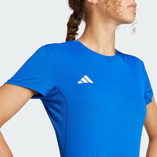 Foto 6 | Playera De Running Adizero Essentials Adidas Azul Mujer