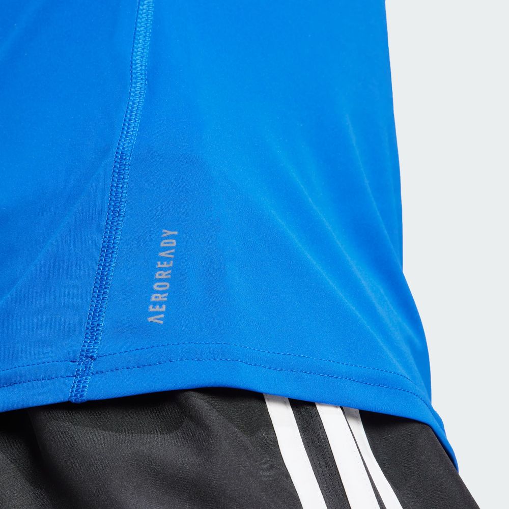 Foto 8 pulgar | Playera De Running Adizero Essentials Adidas Azul Mujer