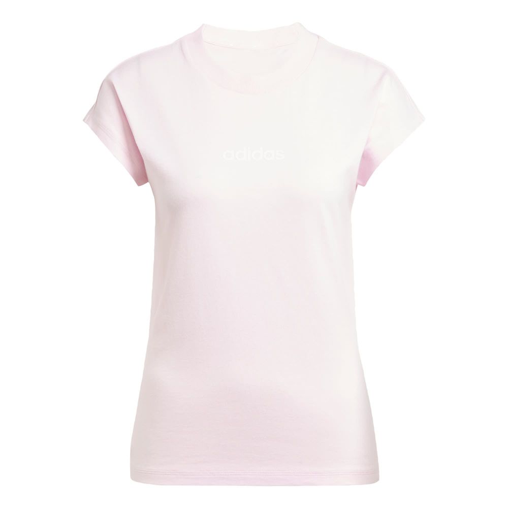 Foto 2 pulgar | Playera Essentials Linear Algodón Adidas Rosa Mujer