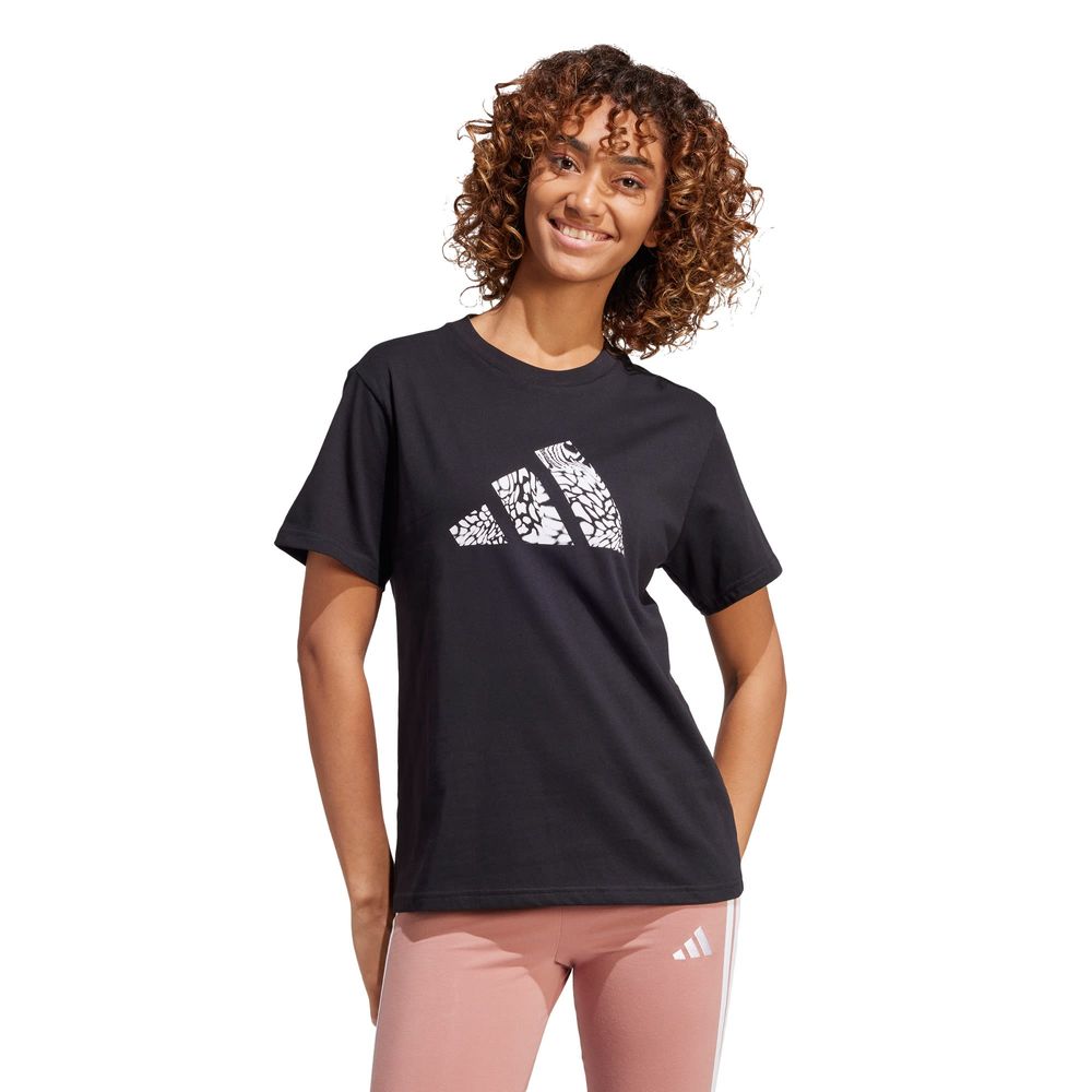 Foto 3 pulgar | Playera Adidas Camo Tee para Mujer