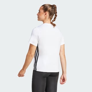 Foto 2 | Playera We 3s Crew Tee Adidas Blanca para Mujer