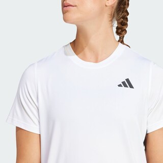 Foto 4 | Playera We 3s Crew Tee Adidas Blanca para Mujer