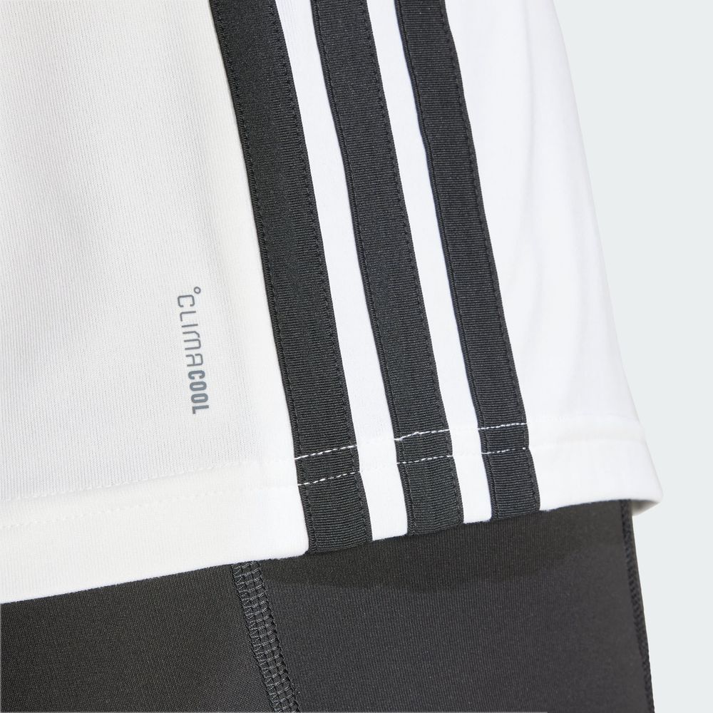 Foto 5 | Playera We 3s Crew Tee Adidas Blanca para Mujer
