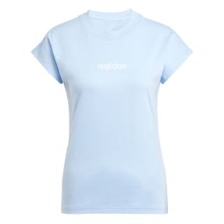 Foto 1 | Playera Essentials Linear Algodón Adidas Azul Mujer